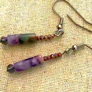 Fluorite Earrings.